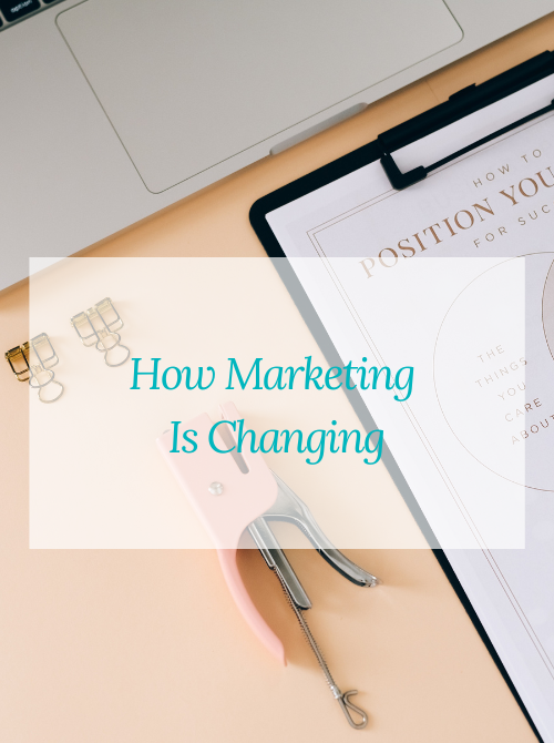 How Marketing Is Changing
